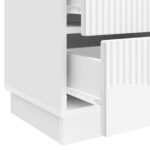vidaXL Nočný stolík Biela s vysokým leskom 43 x 34,5 x 44,5 cm – Obrázok 8