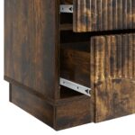 vidaXL Nočný stolík so zásuvkou 2 pcs Dymový dub 43 x 34,5 x 44,5 cm – Obrázok 9