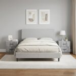 vidaXL Nočný stolík so zásuvkou 2 pcs Sivá sonoma 43 x 34,5 x 44,5 cm – Obrázok 4