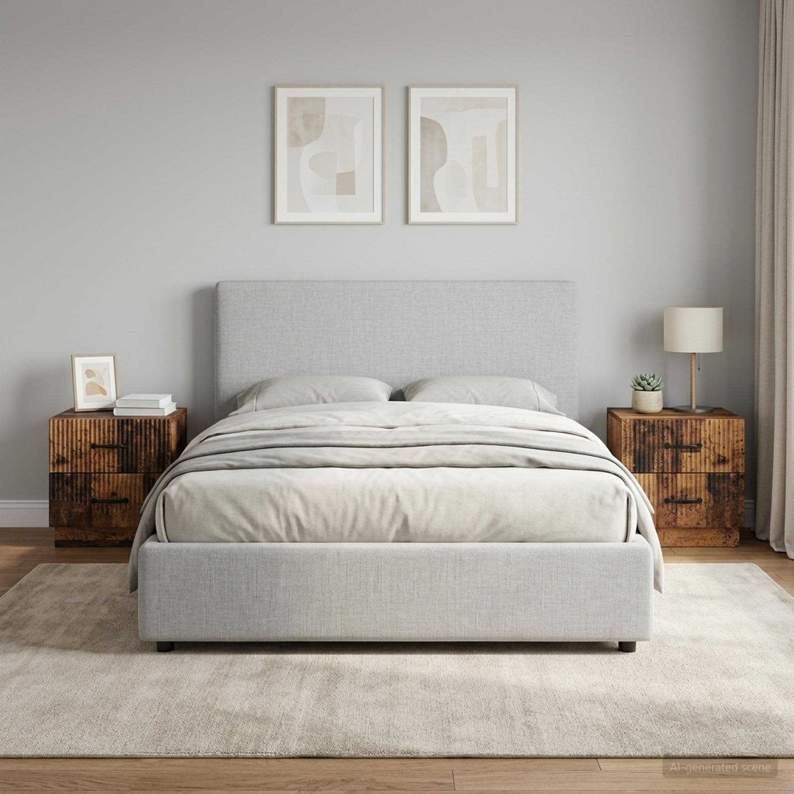 895232_1.jpg vidaXL Nočný stolík so zásuvkou 2 pcs Staré drevo 43 x 34,5 x 44,5 cm – Obrázok 1