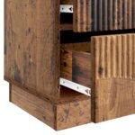 vidaXL Nočný stolík so zásuvkou 2 pcs Staré drevo 43 x 34,5 x 44,5 cm – Obrázok 9