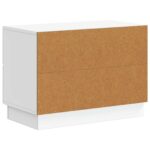 vidaXL Nočný stolík Biela 62 x 34,5 x 44,5 cm Kompozitné drevo – Obrázok 6