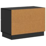vidaXL Nočný stolík Čierna 62 x 34,5 x 44,5 cm Kompozitné drevo – Obrázok 6