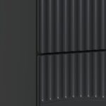 vidaXL Nočný stolík Čierna 62 x 34,5 x 44,5 cm Kompozitné drevo – Obrázok 7