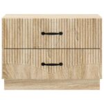 vidaXL Nočný stolík Dub sonoma 62 x 34,5 x 44,5 cm Kompozitné drevo – Obrázok 4