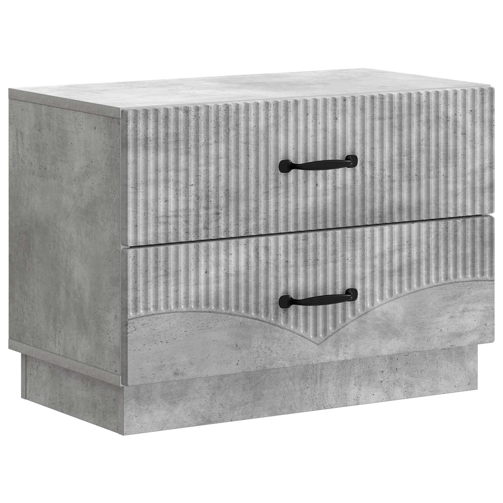 895238_1.jpg vidaXL Nočný stolík Betónovo sivá 62 x 34,5 x 44,5 cm Kompozitné drevo – Obrázok 1