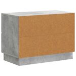 vidaXL Nočný stolík Betónovo sivá 62 x 34,5 x 44,5 cm Kompozitné drevo – Obrázok 6