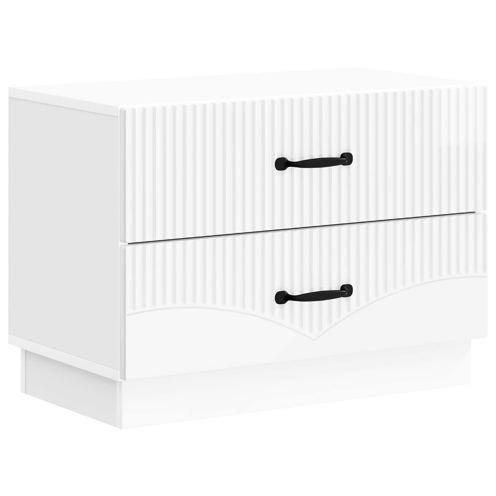 895239_1.jpg vidaXL Nočný stolík Biela s vysokým leskom 62 x 34,5 x 44,5 cm – Obrázok 1