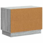 vidaXL Nočný stolík Sivá sonoma 62 x 34,5 x 44,5 cm Kompozitné drevo – Obrázok 6
