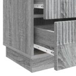 vidaXL Nočný stolík Sivá sonoma 62 x 34,5 x 44,5 cm Kompozitné drevo – Obrázok 8