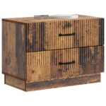 vidaXL Nočný stolík Staré drevo 62 x 34,5 x 44,5 cm Kompozitné drevo – Obrázok 2