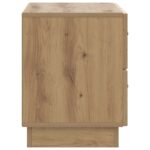 vidaXL Nočný stolík Dub artisan 62 x 34,5 x 44,5 cm Kompozitné drevo – Obrázok 5
