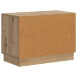 vidaXL Nočný stolík Dub artisan 62 x 34,5 x 44,5 cm Kompozitné drevo – Obrázok 6