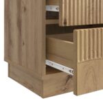 vidaXL Nočný stolík Dub artisan 62 x 34,5 x 44,5 cm Kompozitné drevo – Obrázok 8