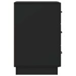 vidaXL Nočný stolík Čierna 43 x 41 x 63,5 cm Kompozitné drevo – Obrázok 5