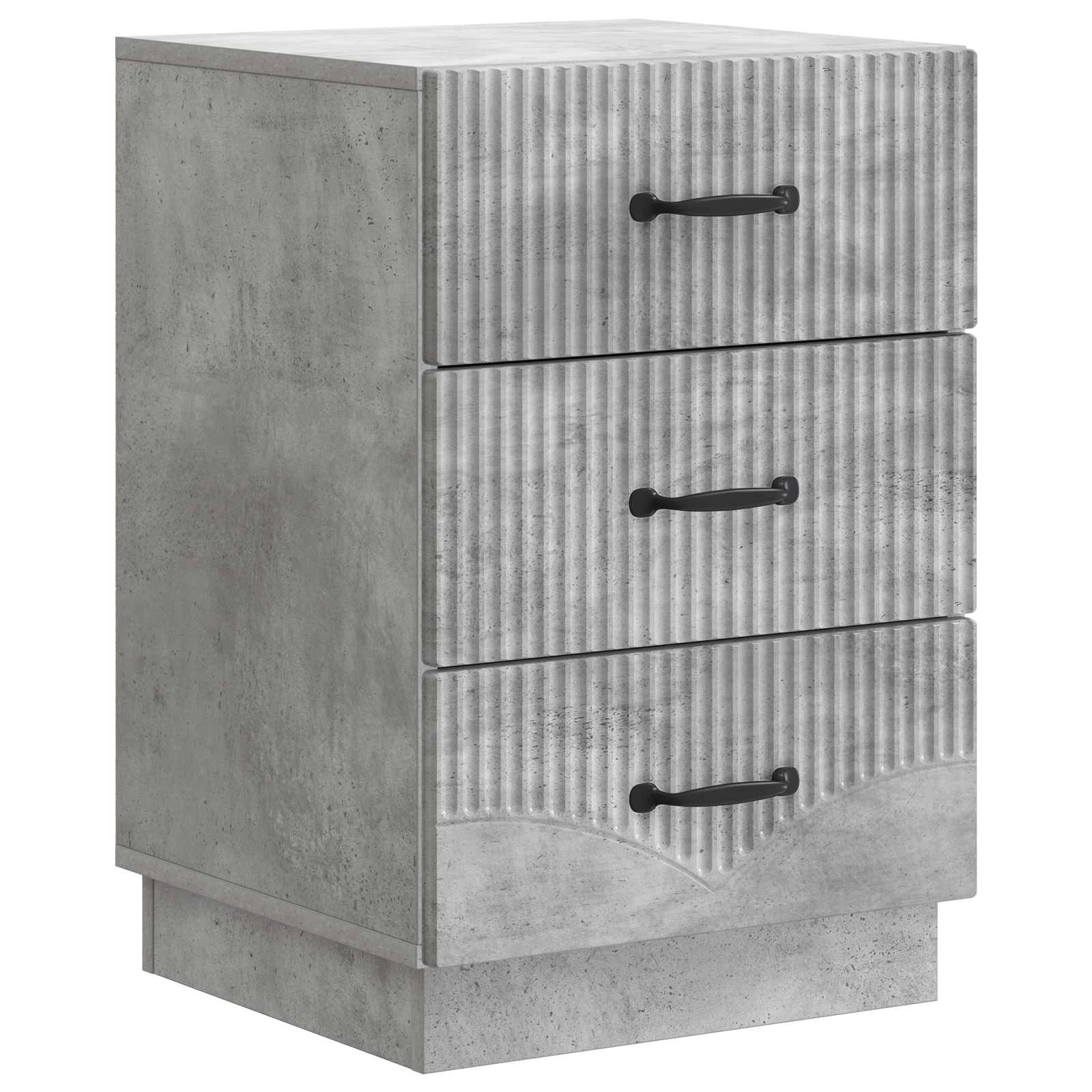 895248_1.jpg vidaXL Nočný stolík Betónovo sivá 43 x 41 x 63,5 cm Kompozitné drevo – Obrázok 1