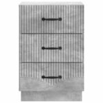 vidaXL Nočný stolík Betónovo sivá 43 x 41 x 63,5 cm Kompozitné drevo – Obrázok 4
