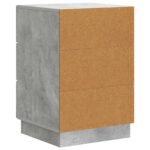 vidaXL Nočný stolík Betónovo sivá 43 x 41 x 63,5 cm Kompozitné drevo – Obrázok 6