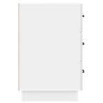 vidaXL Nočný stolík Biela s vysokým leskom 43 x 41 x 63,5 cm – Obrázok 5