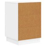 vidaXL Nočný stolík Biela s vysokým leskom 43 x 41 x 63,5 cm – Obrázok 6