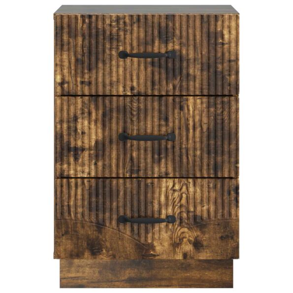 vidaXL Nočný stolík Dymový dub 43 x 41 x 63,5 cm Kompozitné drevo – Obrázok 4