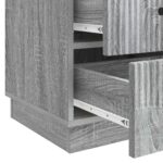 vidaXL Nočný stolík Sivá sonoma 43 x 41 x 63,5 cm Kompozitné drevo – Obrázok 8