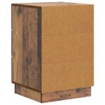 vidaXL Nočný stolík Staré drevo 43 x 41 x 63,5 cm Kompozitné drevo – Obrázok 6