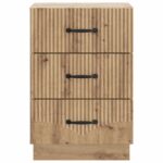 vidaXL Nočný stolík Dub artisan 43 x 41 x 63,5 cm Kompozitné drevo – Obrázok 4