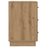 vidaXL Nočný stolík Dub artisan 43 x 41 x 63,5 cm Kompozitné drevo – Obrázok 5