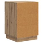 vidaXL Nočný stolík Dub artisan 43 x 41 x 63,5 cm Kompozitné drevo – Obrázok 6