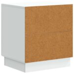 vidaXL Nočný stolík Biela 43 x 34,5 x 47 cm Kompozitné drevo – Obrázok 6