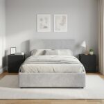 vidaXL Nočný stolík 2 pcs Čierna 43 x 34,5 x 47 cm Kompozitné drevo
