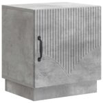vidaXL Nočný stolík 2 pcs Betónová šedá 43 x 34,5 x 47 cm – Obrázok 3