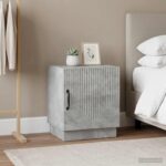 vidaXL Nočný stolík 2 pcs Betónová šedá 43 x 34,5 x 47 cm – Obrázok 4