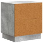 vidaXL Nočný stolík 2 pcs Betónová šedá 43 x 34,5 x 47 cm – Obrázok 7