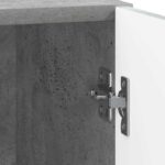 vidaXL Nočný stolík 2 pcs Betónová šedá 43 x 34,5 x 47 cm – Obrázok 9