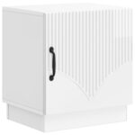 vidaXL Nočný stolík 2 pcs Biela s vysokým leskom 43 x 34,5 x 47 cm – Obrázok 3