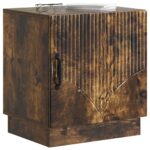 vidaXL Nočný stolík 2 pcs Dymový dub 43 x 34,5 x 47 cm – Obrázok 2