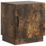 vidaXL Nočný stolík 2 pcs Dymový dub 43 x 34,5 x 47 cm – Obrázok 3