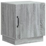 vidaXL Nočný stolík Sivý Sonoma 43 x 34,5 x 47 cm Kompozitné drevo