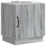 vidaXL Nočný stolík Sivý Sonoma 43 x 34,5 x 47 cm Kompozitné drevo – Obrázok 2