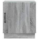 vidaXL Nočný stolík Sivý Sonoma 43 x 34,5 x 47 cm Kompozitné drevo – Obrázok 4