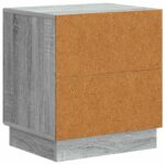 vidaXL Nočný stolík Sivý Sonoma 43 x 34,5 x 47 cm Kompozitné drevo – Obrázok 6