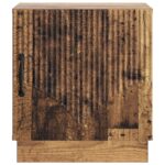 vidaXL Nočný stolík Staré drevo 43 x 34,5 x 47 cm Kompozitné drevo – Obrázok 4