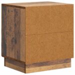 vidaXL Nočný stolík Staré drevo 43 x 34,5 x 47 cm Kompozitné drevo – Obrázok 6