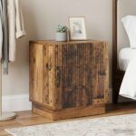 vidaXL Nočný stolík 2 pcs Staré drevo 43 x 34,5 x 47 cm – Obrázok 12