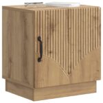 vidaXL Nočný stolík 2 pcs Dub artisan 43 x 34,5 x 47 cm – Obrázok 2