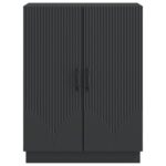 vidaXL Servírovacia skriňa Čierna 66 x 34,5 x 87 cm Kompozitné drevo – Obrázok 6