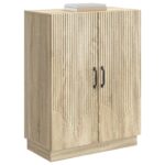 vidaXL Servírovacia skriňa Dub sonoma 66 x 34,5 x 87 cm – Obrázok 3