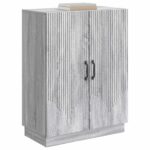 vidaXL Servírovacia skriňa Sivá sonoma 66 x 34,5 x 87 cm – Obrázok 3
